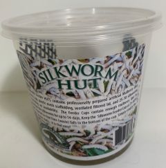 Silkworm Feeder HUT, 30-50 small silkworms and food,  SWF100
