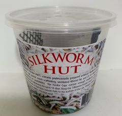 Silkworm Feeder Growing  HUTS, with Mulberry diet,  25-50 silkworms, SWP50 